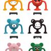 Cartoon Suction Cup Silicone Building Blocks - Interactive, Versatile, and Soft Toys for Kids