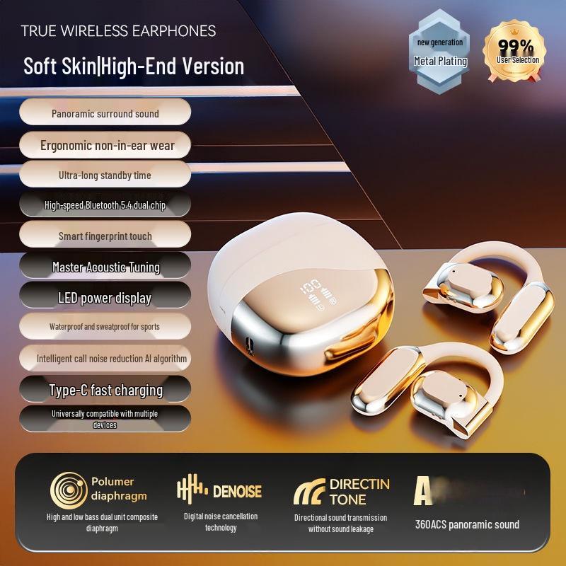 

M62 2025 Mobile Phone: Wireless Bluetooth Headset with Bone Conduction, High Sound Quality, and Long Battery Life Basic Sound - Long Battery Life