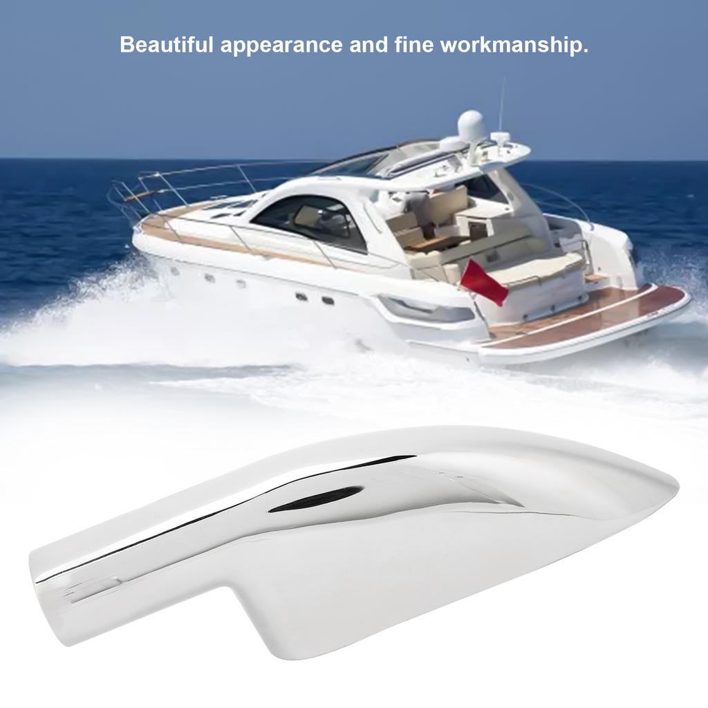 Marine Boat Handrail Fitting Rail End Stainless Steel Boat Yacht Railing Rails Pipe Base