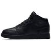 (GS) Air Jordan 1 Mid 'Triple Black' 2020 Kids' 554725-091
