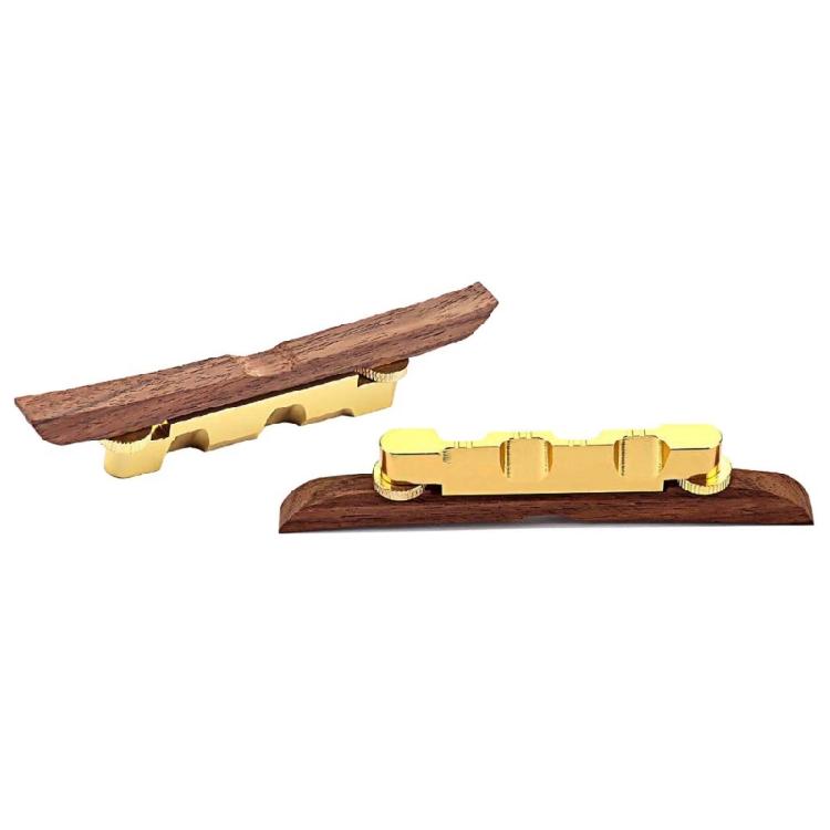 Guitar Bridge Rosewood Base Saddles Height Adjustable Guitar Bridge Replacement String Instrument Accessories Enduring