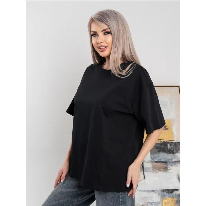 Fashion Style New Fashion round Neck Loose Casual Short Sleeve T-shirt Loose Short Sleeve T-shirt
