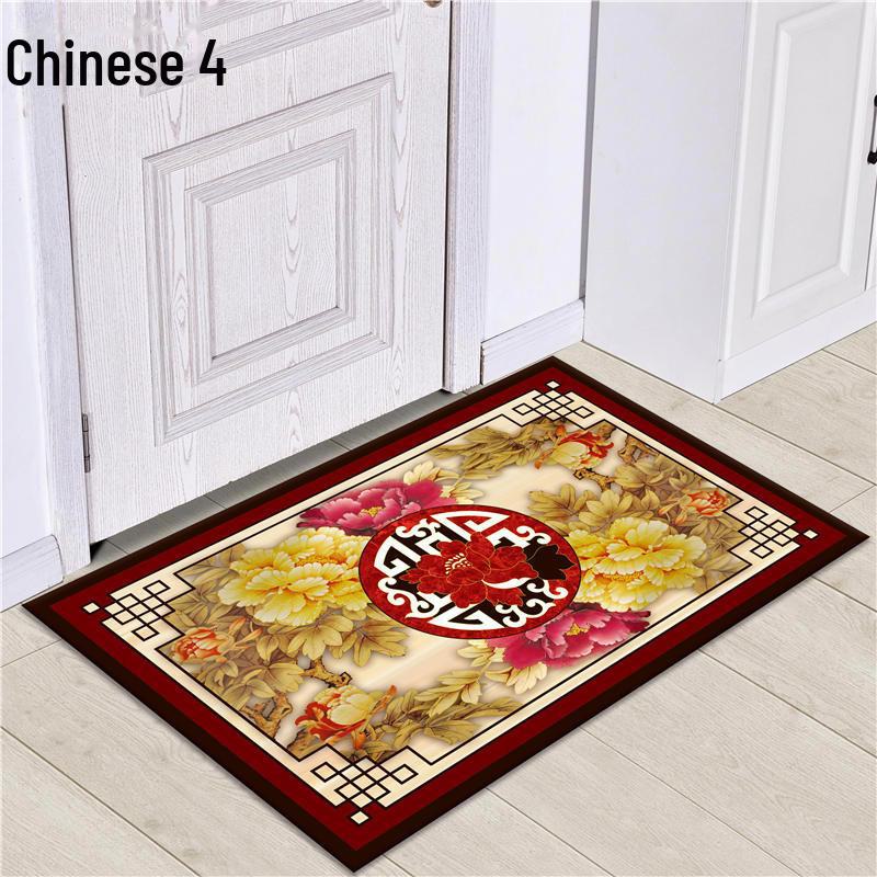 Fußmatte im chinesischen Stil für Veranda & Wohnzimmer: Fußmatte, Schlafzimmer Bettvorleger, Badezimmer Bodenmatte