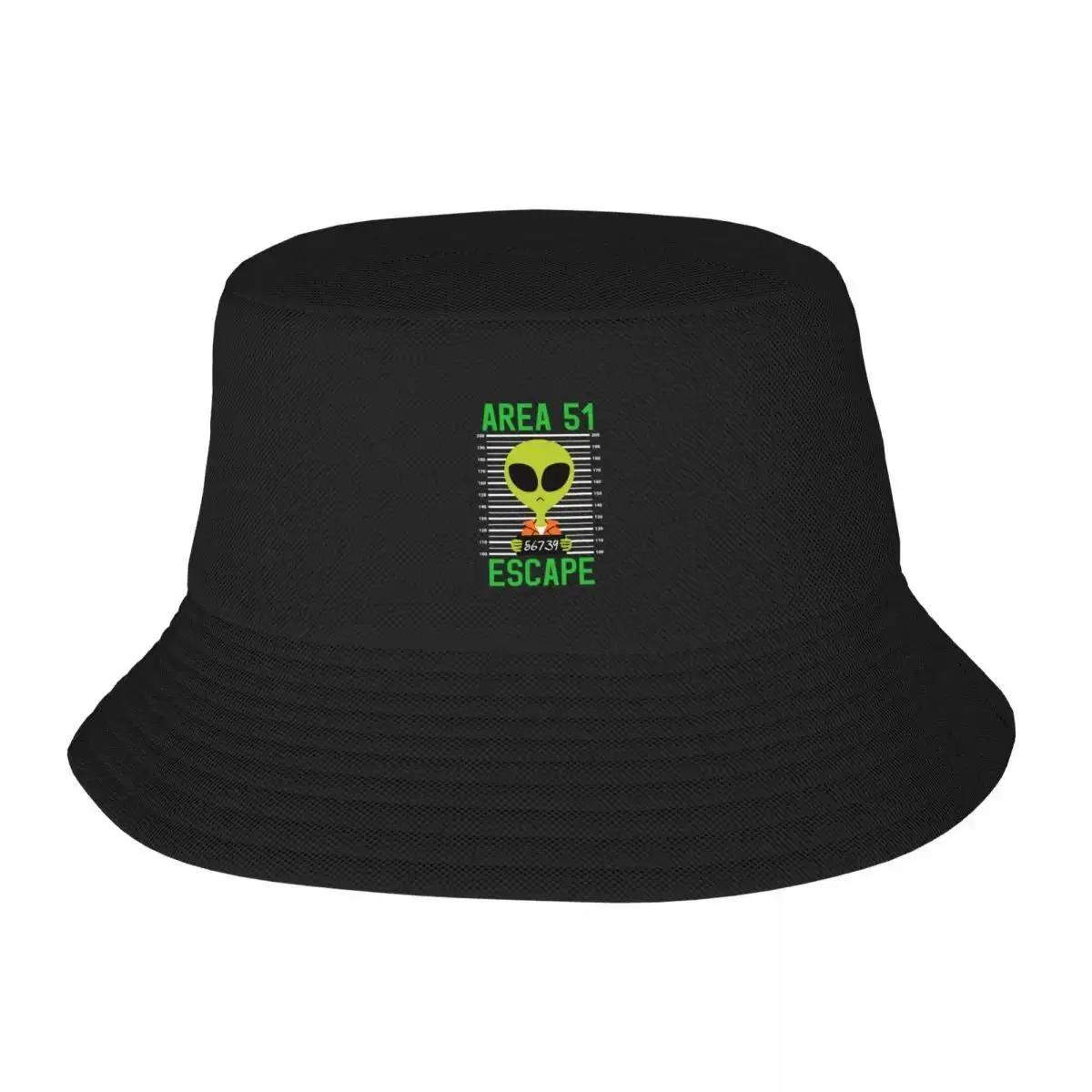 

Area 51 Funny Alien Escape UFO Bucket Hat Sun Cap Uv Protection Solar Hat |-F-| Girl S Hats Men s