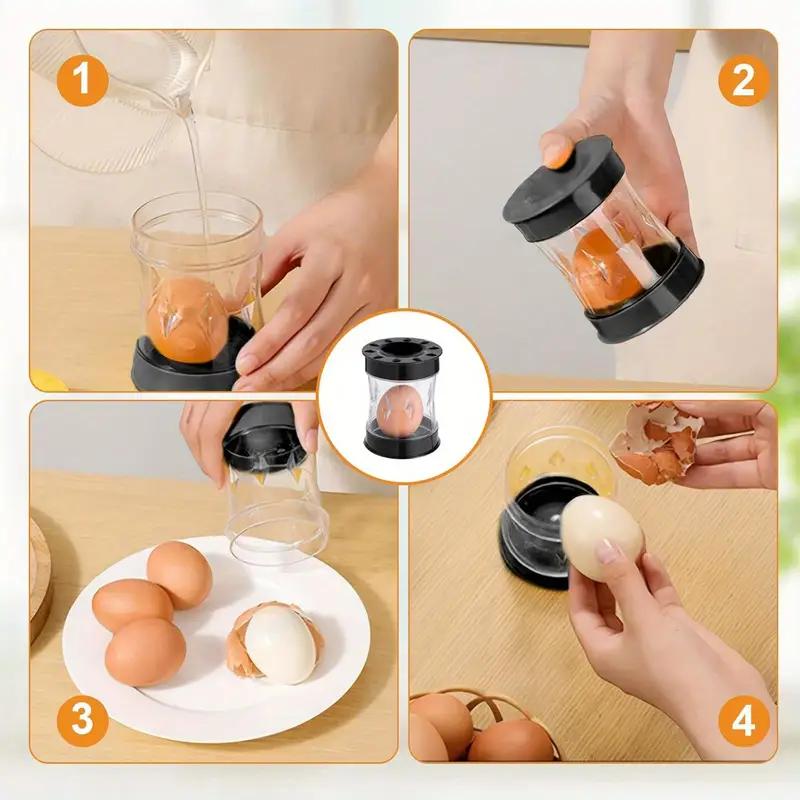 Egg Peeler Hand-cranked Egg Peeler Egg Shell Separator Hard-boiled Egg Peeler Kitchen Gadgets