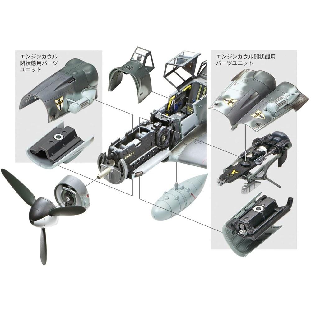 Tamiya Masterpiece Series No.128 Messerschmitt Bf109 G-6 Late Production Model Plastic Model Kit 61128