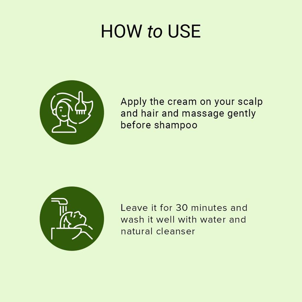 Khadi Natural Protein Hair Cream For Soft Shiny Hair Paraben Silicone Free Dry Hair Care Pack Of 2 X 100 g