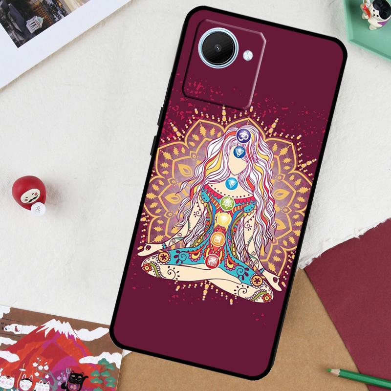 Mandala Chakra Insist Yoga For Realme GT 7 Pro GT 6 5 6T 10 11 12 13 14 Pro Plus C61 C53 C51 C21Y C25S C75 C55 C67 Case