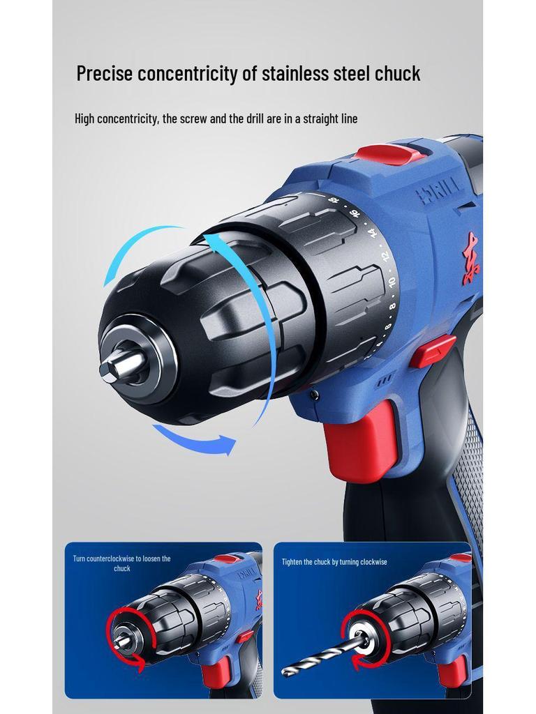 Multifunktionale wiederaufladbare Bohrmaschine & Schraubendreher