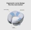 Travel Neck Pillow Memory Foam Pillow for Airplane Car Office Supportive Cervical Neck Rest with Washable Cover