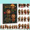 Kerst Aftel Kalender Blind Box Bigfoot Hanger Met Acrylmateriaal Voor Vakantie Cadeaus En Decoraties