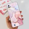 For Cover Realme C11 2021 Case Fashion Marble Love Heart Silicone Soft TPU Phone Back Cover For Realme C11 RMX2185 C20 C20A Capa