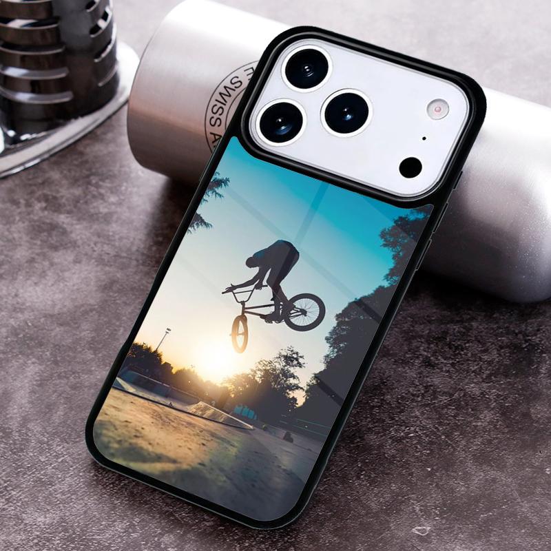 BMX Bike Extreme Sport Phone Case For iPhone 17 16 15 14 13 12 11 Pro Max Plus 17Air Soft Silicone Cover
