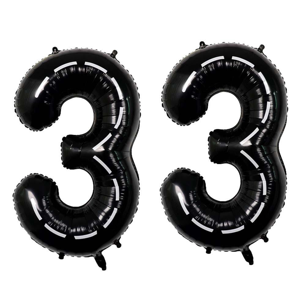 Feiern Sie mit lebhaften 32-Zoll- und 40-Zoll-Geburtstagszahlen-Folienballons für Partys