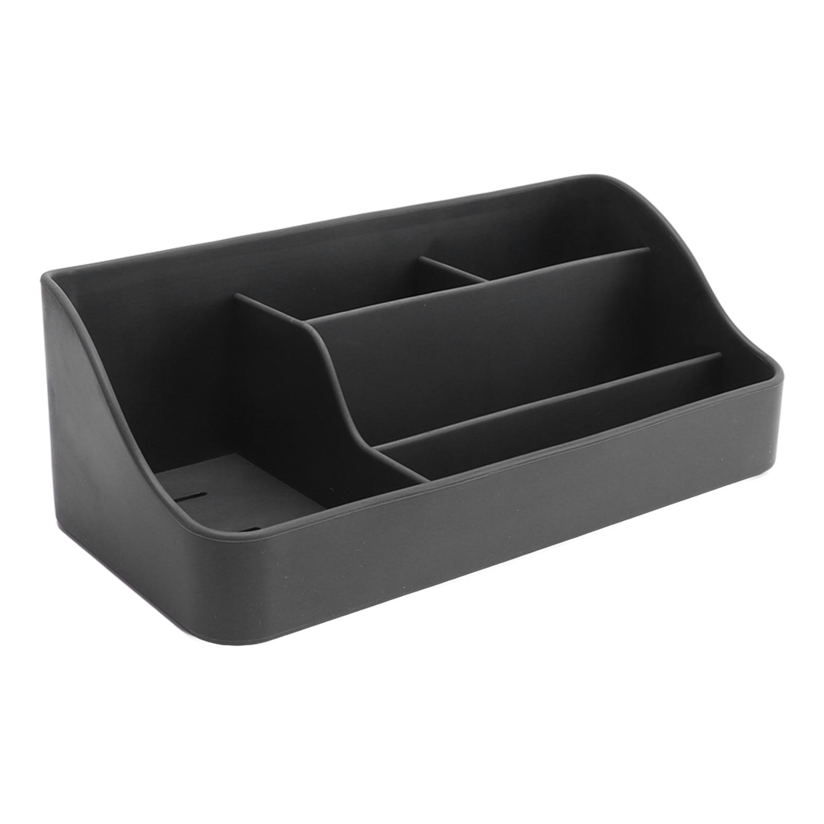 

5 Grid Makeup Silicone Cosmetic Storage Box Makeup Desk for Cosmetics Skincare Lipstick Brushes Lotions Eyeshadow Nail Polish Jewe