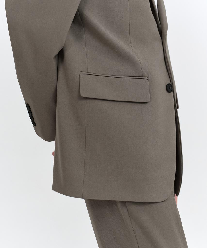 Musinsa Standard Relaxed Basic Blazer [Dusty Beige]