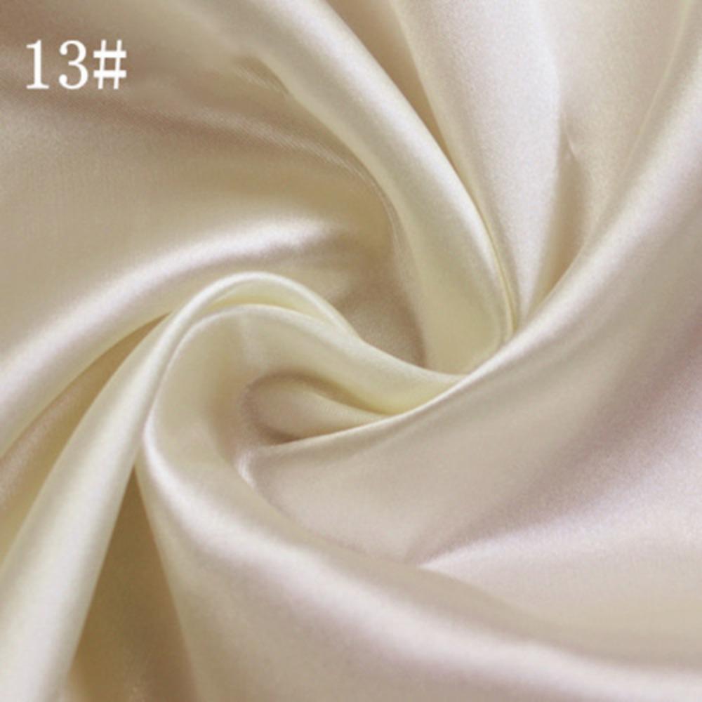 DIY 150*100cm Satin Fabric Handmade Imitation Silk Sewing Material Solid Color Clothing Fabric For Clothing Gift Box