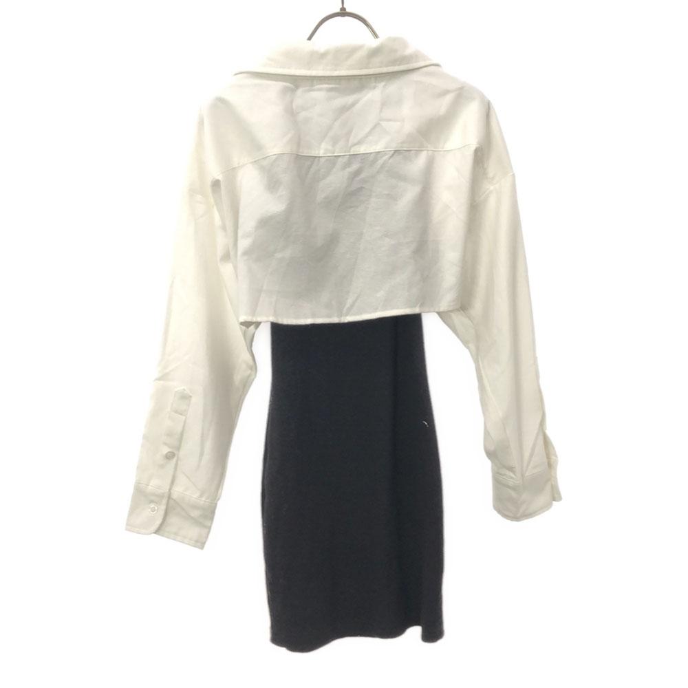Alexander Wang unused Long sleeve Shirt docking mini dress S Tagged Women Used
