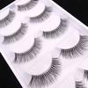 5Pairs Natural Sparse Cross Eye Lashes Extension Makeup Long False Eyelashes