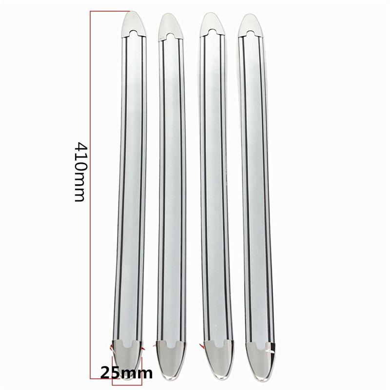 4pcs Car Edge Anti-collision Strip Bumper Protector Protective Bar Anti-rub Scrape Crash Styling Auto Accessories