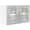 Hanging Cabinet 2 pcs Concrete Grey 60 x 31 x 40 cm Particleboard