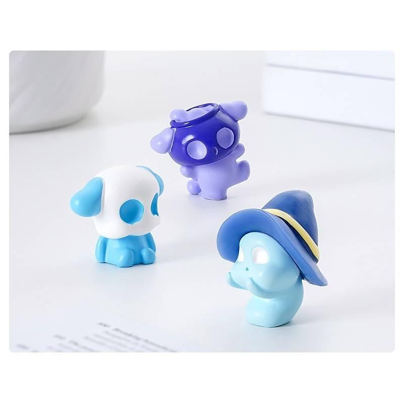 Halloween Resin Fairy Figurines Set Diy Mini Ornaments Blind Box Accessories Fun