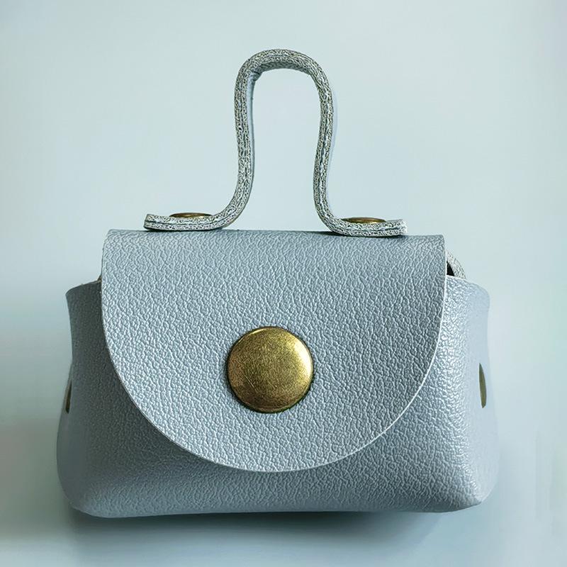 

Шикарный кожаный мини-кошелек и кулон-подвеска для ожерелья, чехол для наушников