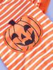 Kürbis-Jumpsuit-Kostüm für Haustierhunde für Halloween-Kostümparty, Haustierkarneval, lustige Party Kürbis-Pyjama Haustierkleidung Bekleidung für Pu