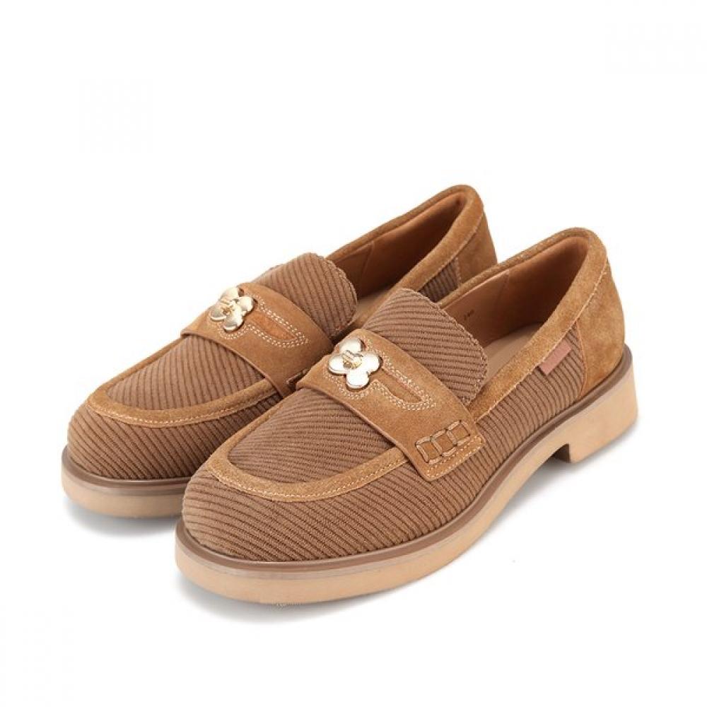 Barbara Corduroy Leather Combo 3cm Women Loafer Bbh539cm 250mm 15100₽