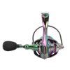Lure Spinning Reel Metal Spinning Fishing Wheel Gapless 5.0:1 Speed Ratio Fishing Reel for Freshwater Saltwater SK2000