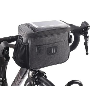 ESLNF Borsa Multifunzione per Bicicletta Grande Capacità Impermeabile alla Moda Borsa da Manubrio Bicicletta Bilanciata Facile da Installare Borsa da Ciclismo