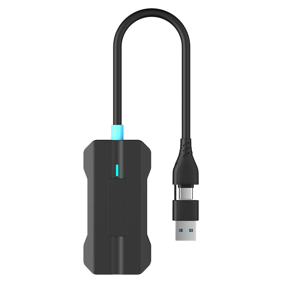 

Мини обновленный беспроводной адаптер Carplay 2 в 1 USB Type C Plug & Play Player Kit для автомобиля OEM Проводной Carplay для Apple Phone iOS