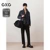 GXG Men's Jacquard Loose Fit Denim Jacket