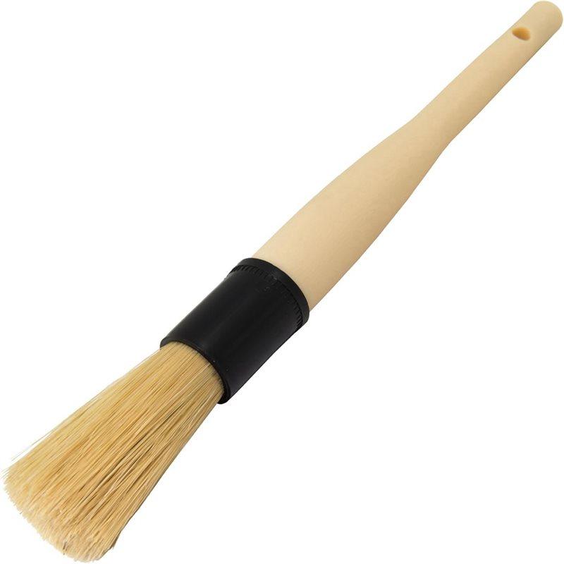

Boars Hair Detailing Brush Gentle Scratch Free Cleaning For Wheel, Grilles,Emblems,And Interior Surfaces,Versatile Multi