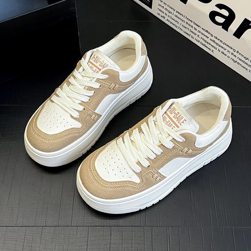 

белые туфли на толстой подошве и плоской подошве из бисквитной ткани для новых маленьких мужчин, удобная и универсальная повседневная спортивная обувь 40 хаки