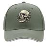 UnisexS Skull Graphic  Black Flat Brimmed Hat with White Skull Design Casual Streetwear  Outdoor Sp Sandwich Baseball Cap