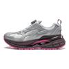 Li Ning Project Comfortable Versatile Shock Absorbing Non-Slip Low-Top Sports Casual Shoes Women Sneaker Silver Pink AGLT222-3