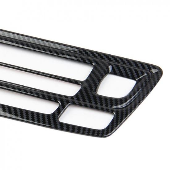 Carbon Fiber Style Central Control A/C Panel Cover Trim for Honda Ridgeline