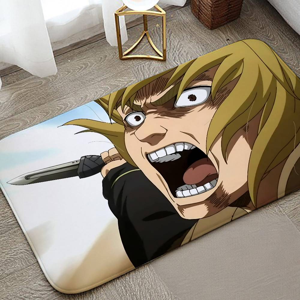 Aniem Vinland Saga Carpet Bathroom Anti-slip Mat Door Mat Home Decoration Mat Entrance Door Mat Scratch-resistant Door Mat