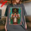 Preppy Brushstroke Nutcracker Christmas Watercolor Holiday Womens TShirt Colorful Xmas Regular Cartoons Print  Kawaii Clothes