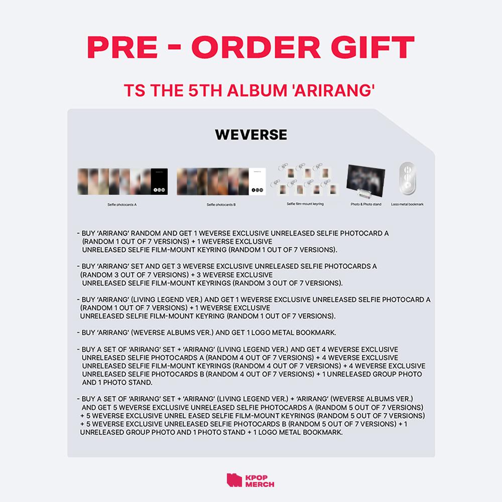 [Pré-venda] BTS - ARIRANG (Álbum Padrão)