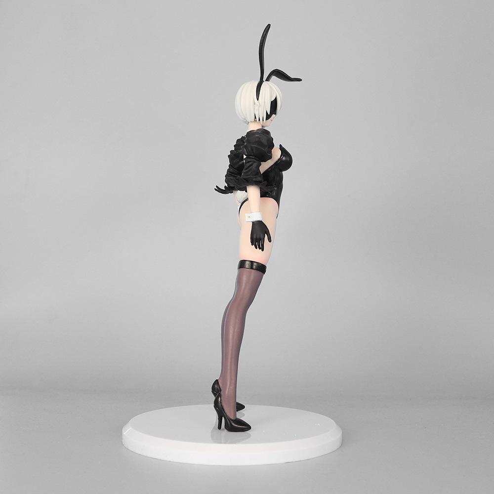 Nier:Automata Figure Yorha No. 2 Type B Figure Bunny Girls Anime Figurine Model Statue Doll Collection Adults Gifts