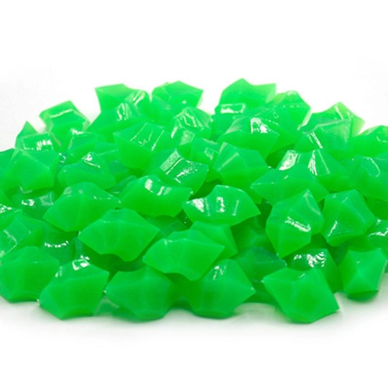 300pcs Mini Luminous Stones 14mm Glowing in Dark Garden Pebbles Ornament for Aquarium Colorful Artificial Stone Ornament