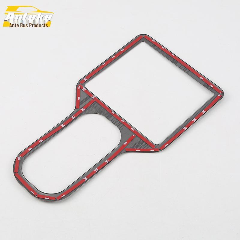 17 CRV Rear Cup Holder Decorative Frame Stainless Steel Armrest Accessory