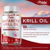 Ulei de Krill Antarctic 1000mg -cu Omega-3 EPA, DHA, Astaxantină și Fosfolipide