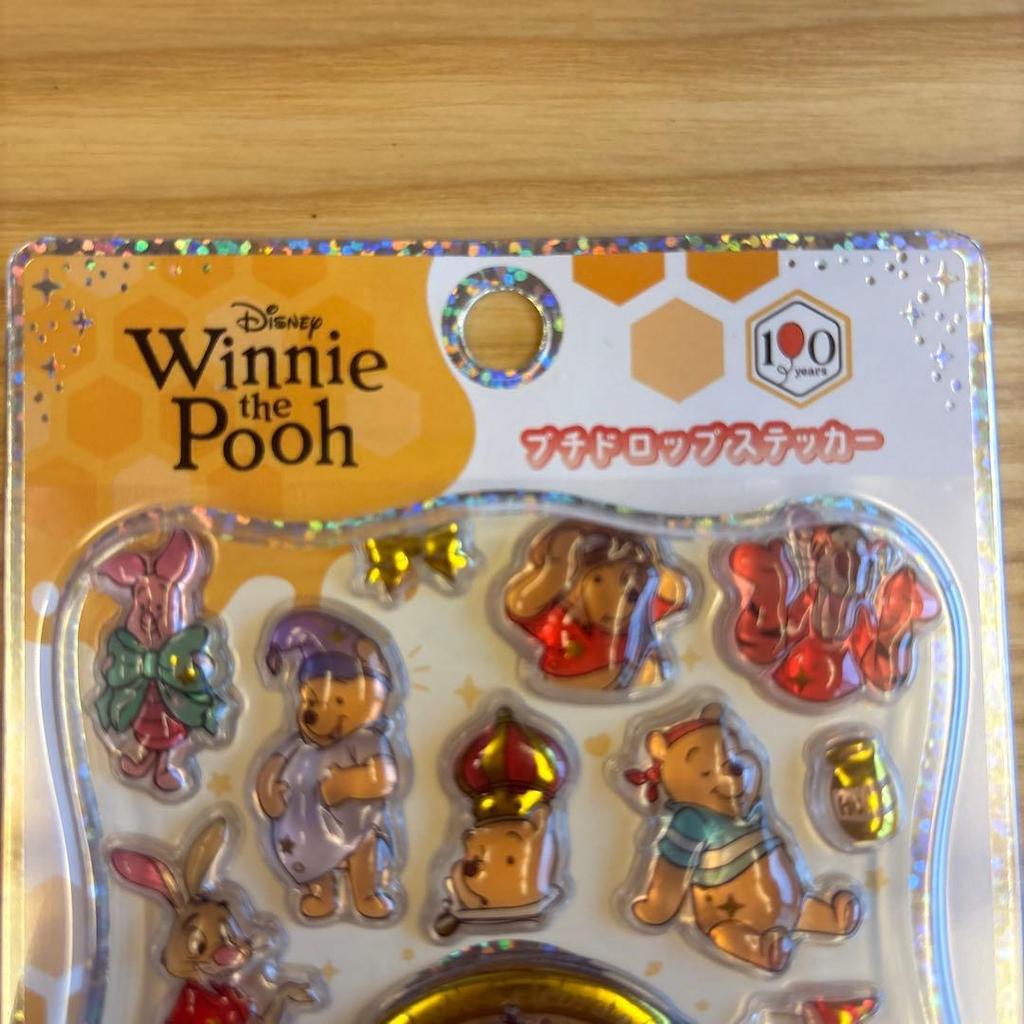 Winnie the Pooh Petit Drop Sticker 100th Anniversary