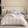 3 Piece Egyptian Cotton Bedding Set with 1 Duvet Cover and 2 Pillowcases Printed Soft Breathable Skin Friendly Comfortable