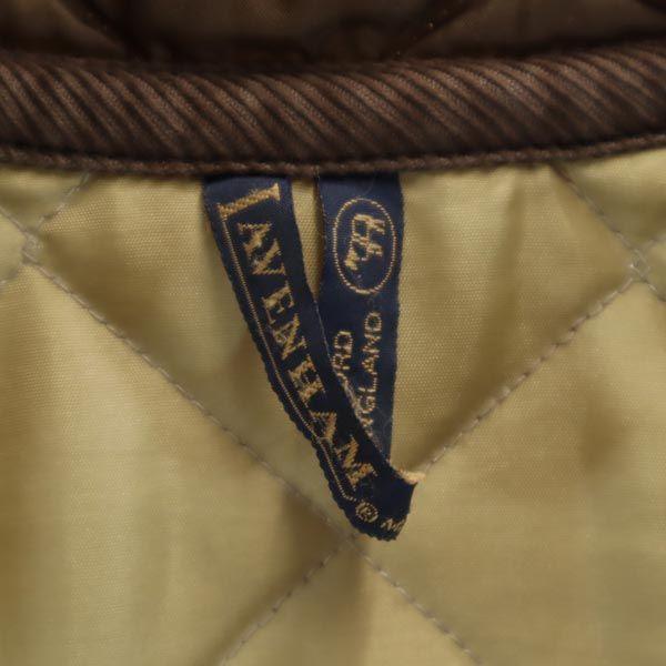 LAVENHAM Quilted Jacket 36 Brown Cotton Filling Men's Used