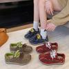 Zhou Yutong's same leather women's shoes jumping sugar retro red ballet training shoes inner height increase casual shoes pre-order