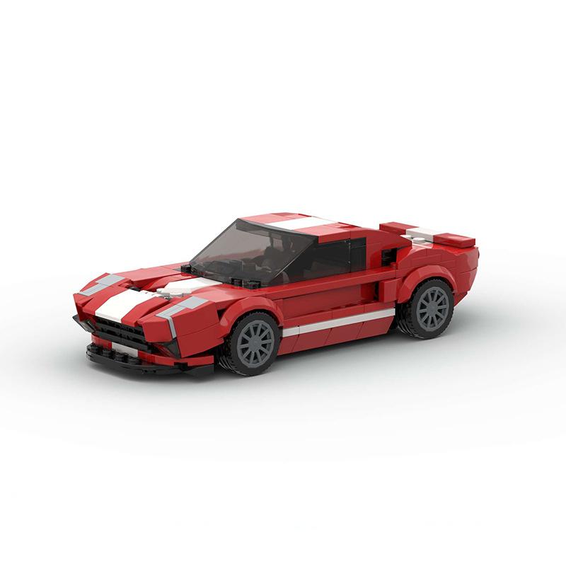 Creative MOC Car City Racing Vehicle Retro Speed Car Rally Building Blocks Bricks Ornament Toys For Kids Adults Birthday Gifts